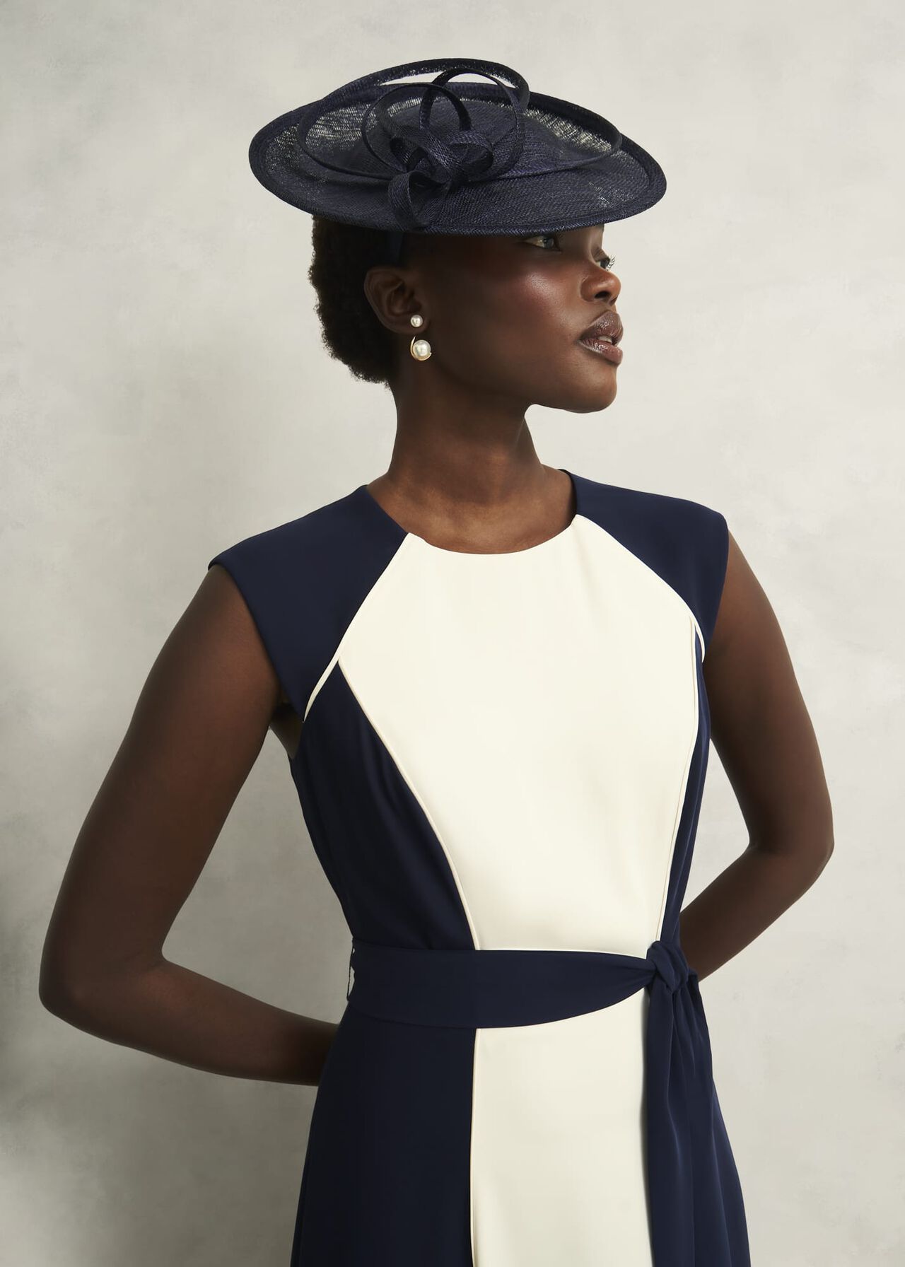 Shona Fascinator, Midnight Navy, hi-res