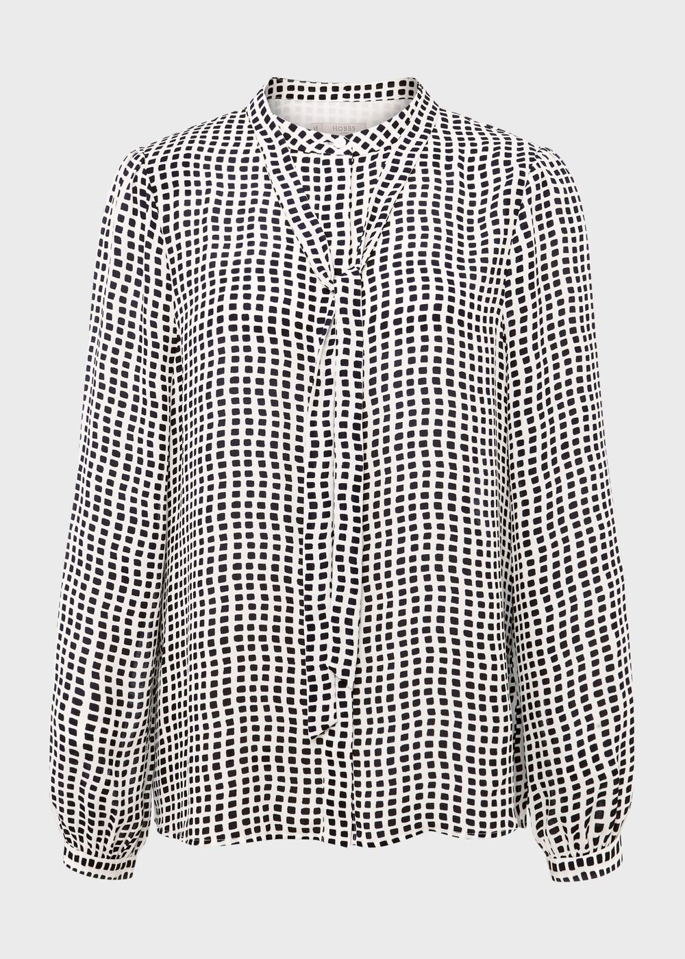 Arabella Blouse, Navy Ivory, hi-res