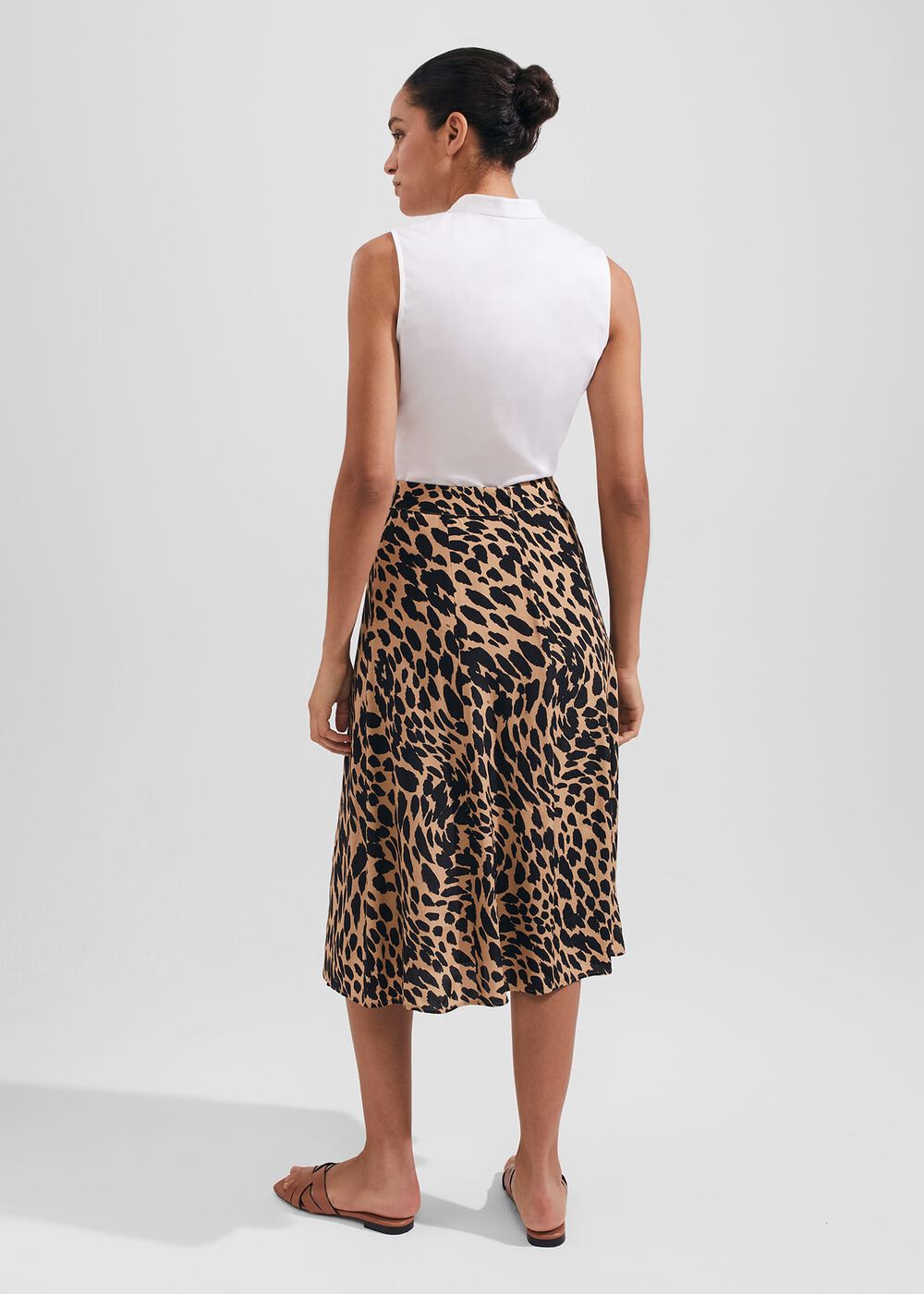 Daphne Skirt, Camel Black, hi-res