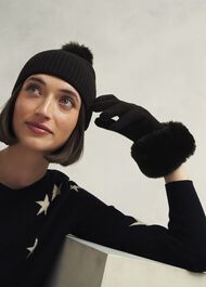 Alison Gloves, Black, hi-res
