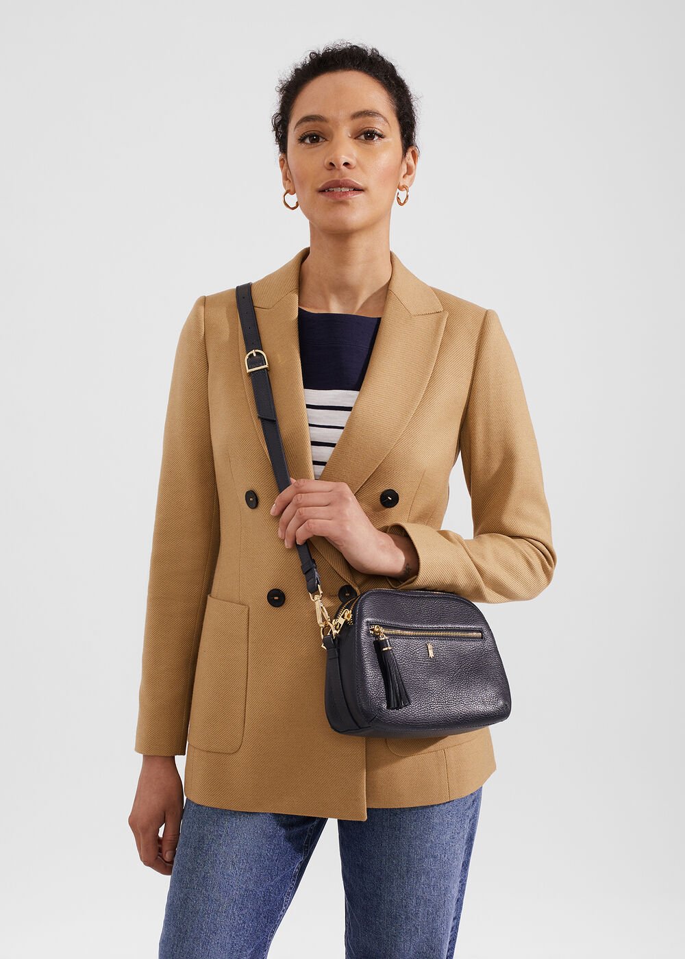 Carlton Crossbody Bag, Navy, hi-res