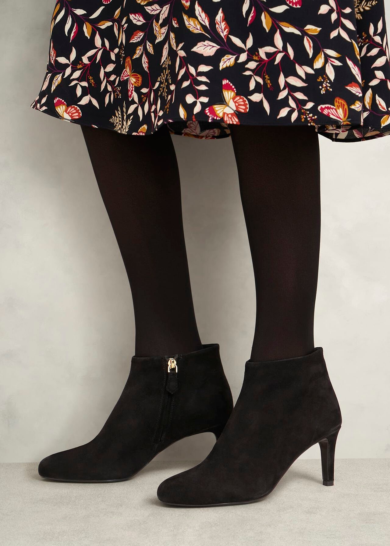 Lizzie Ankle Boots, Black, hi-res