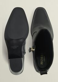 Frankie Western Boots, Black, hi-res