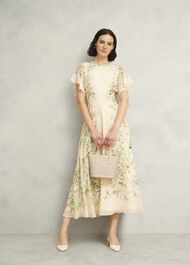 Posie Woven Leather Bag, Chalk Beige, hi-res