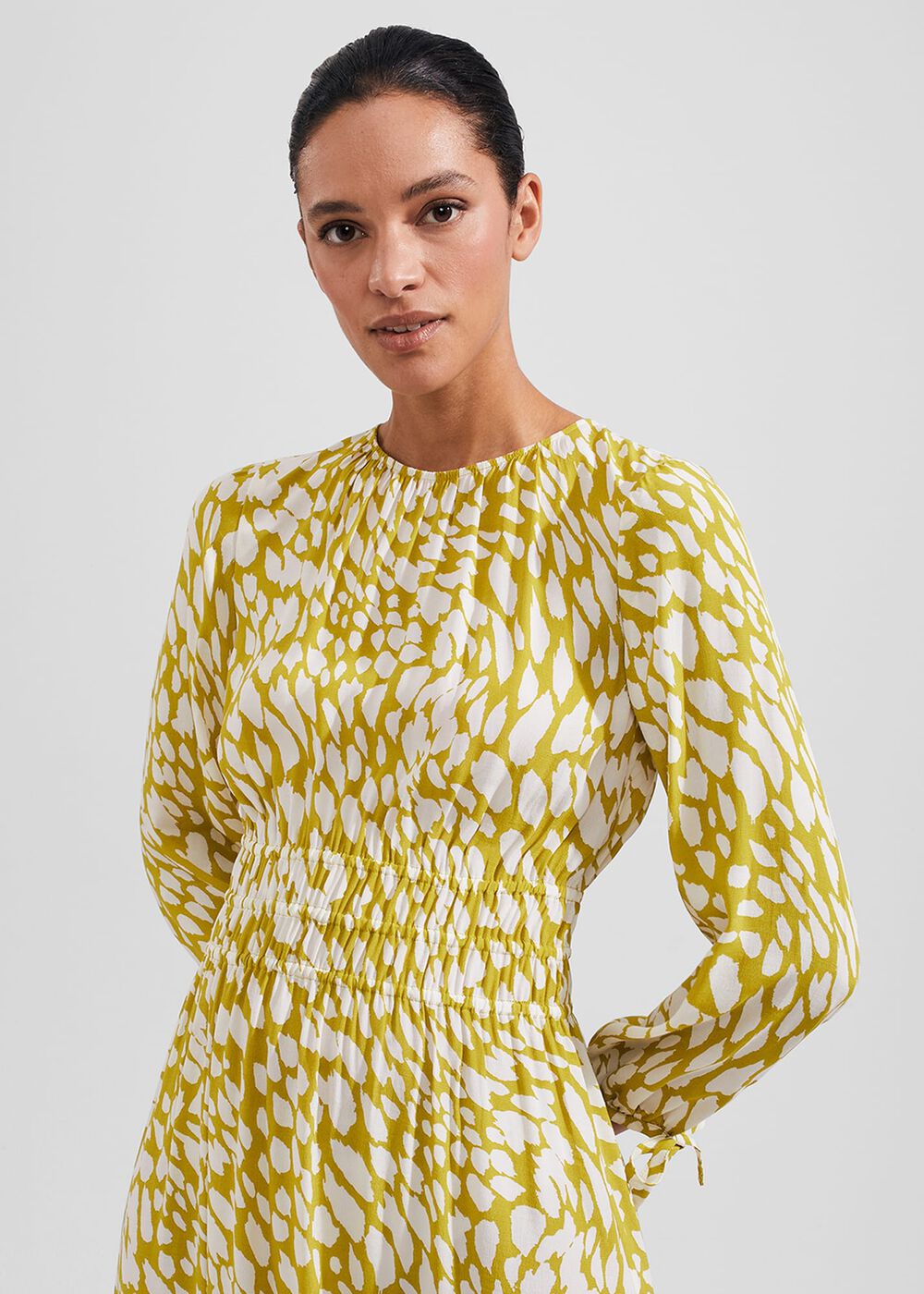 Meredith Dress, Light Olive, hi-res