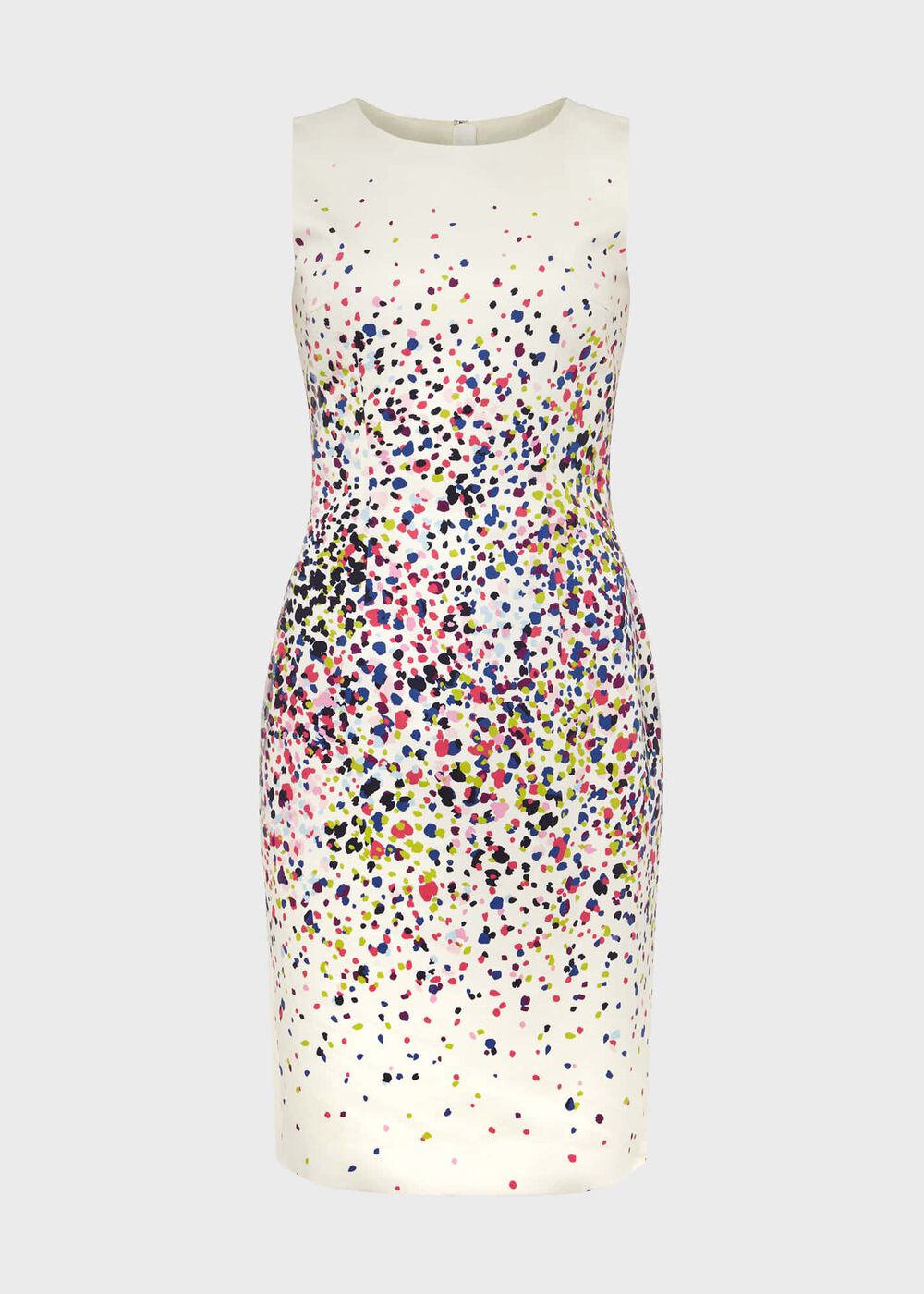 Petite Fiona Dress, Ivory Multi, hi-res