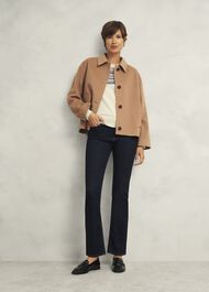 Greta Fairisle Sweater With Cashmere, Ivory Multi, hi-res