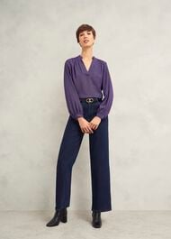 Mila Blouse, Purple Multi, hi-res
