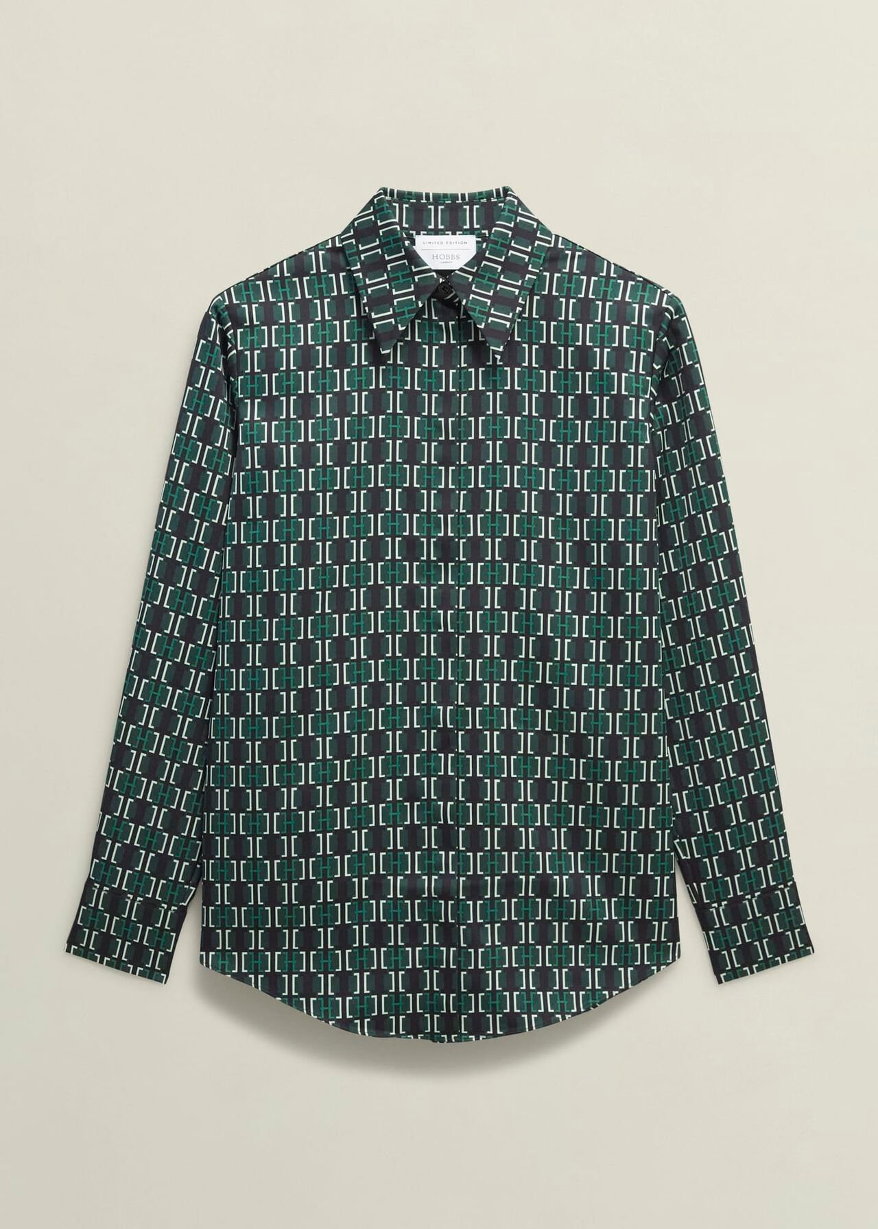 Finwell Satin Shirt, Multi, hi-res