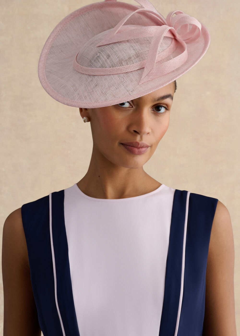 Lorraine Fascinator, Pale Pink, hi-res