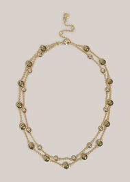 Rosabel Necklace, Gold, hi-res