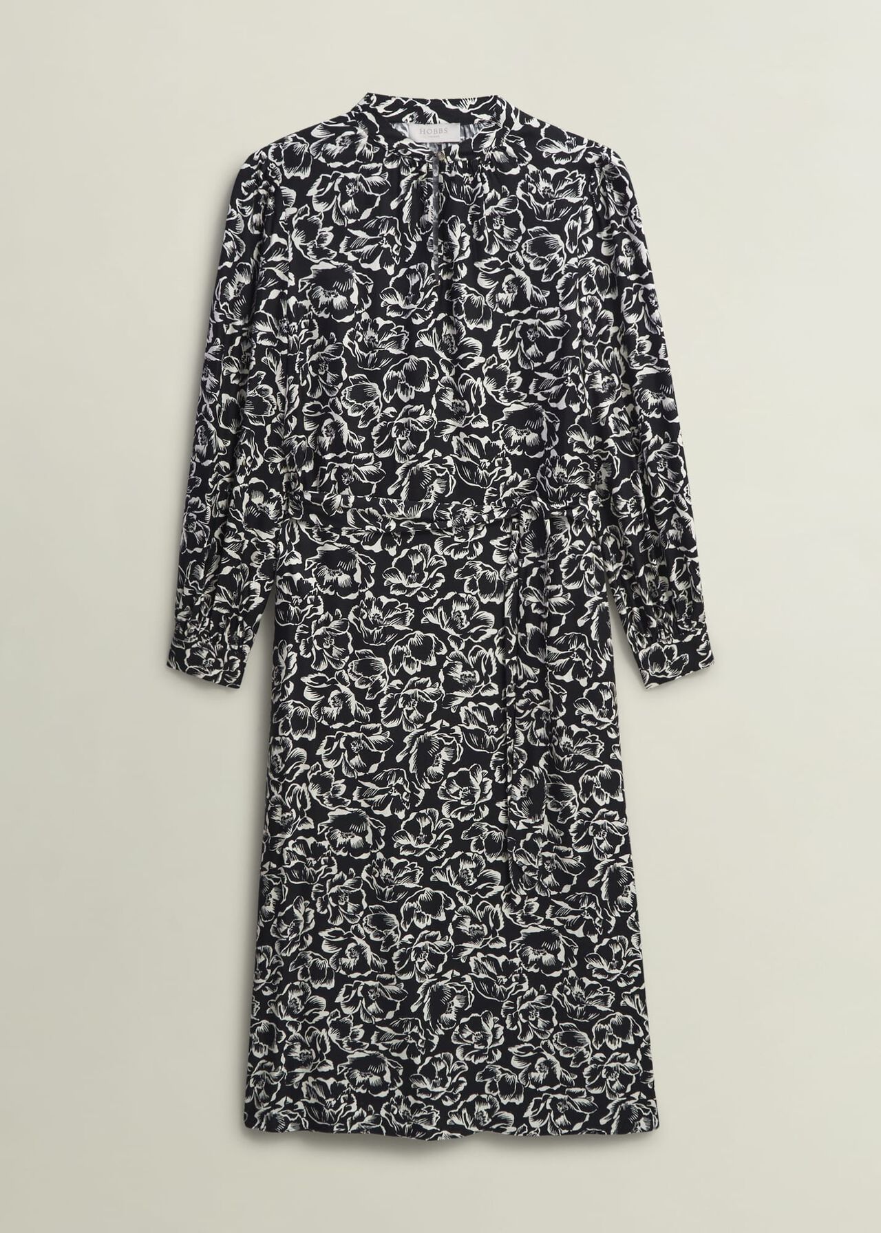 Cynthia Dress, Black Cream, hi-res