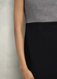 Nyra Dress, Black Ivory, hi-res