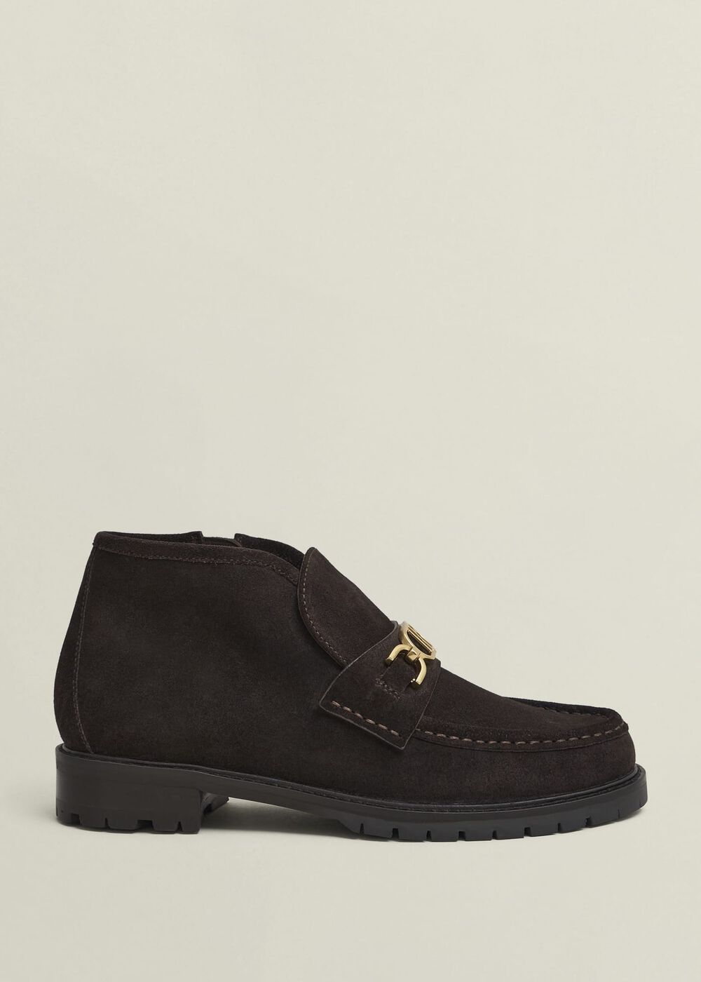Astrid Suede Ankle Boots, Chocolate Brown, hi-res