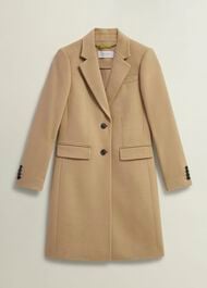Cavendish Wool Coat, Hobbs Camel, hi-res