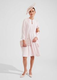 Chara Fit And Flare Dress, Pale Pink, hi-res