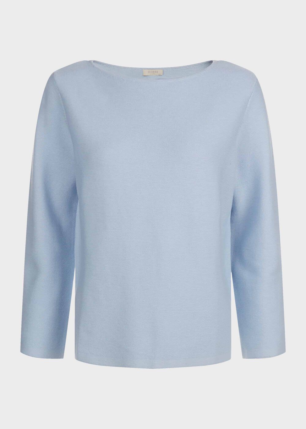 Beatrice Cotton Jumper, Cornflower Blue, hi-res