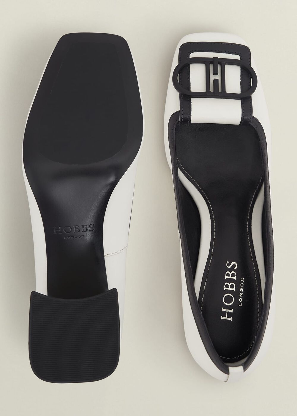 Lexia Pumps, Ivory Black, hi-res