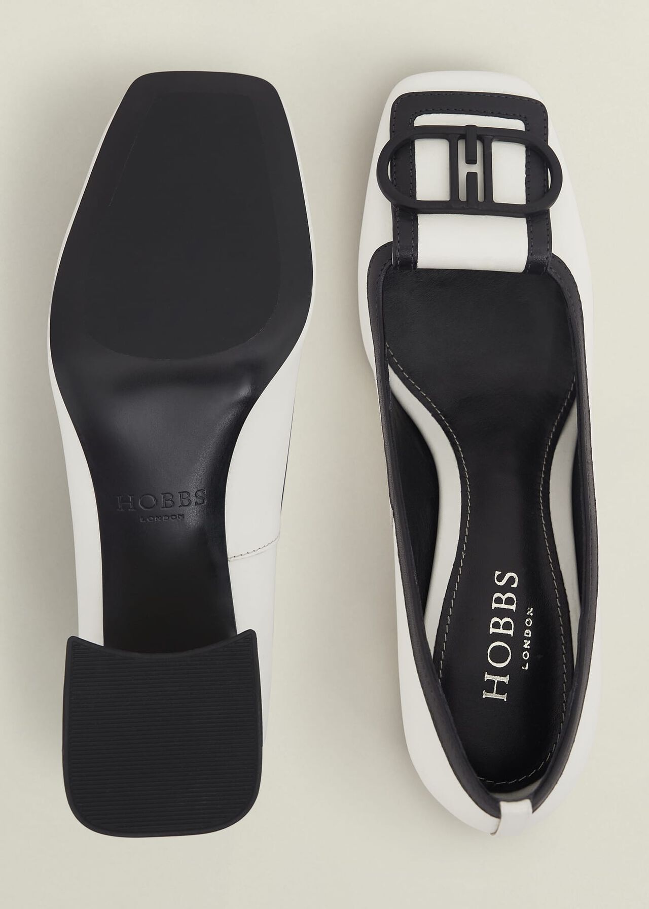 Lexia Pumps, Ivory Black, hi-res