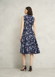 Ria Embroidered Floral Dress, Midnight Multi, hi-res