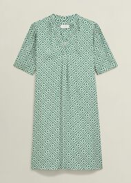 Lucille Dress, Green Ivory, hi-res