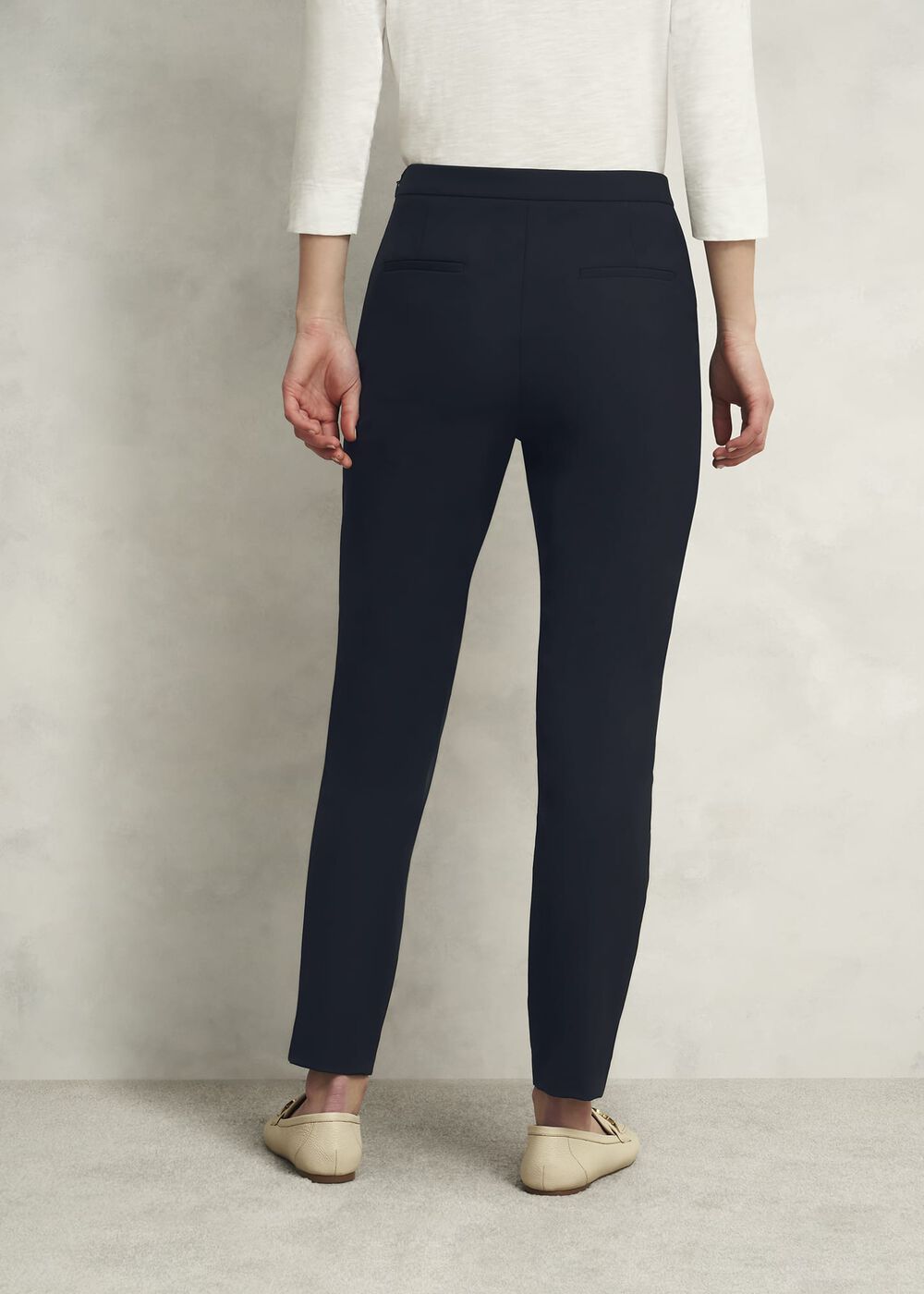 Lexi Slim Travel Pants, Navy, hi-res