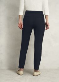 Lexi Slim Travel Pants, Navy, hi-res