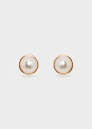Monica Stud Earrings, Gold, hi-res