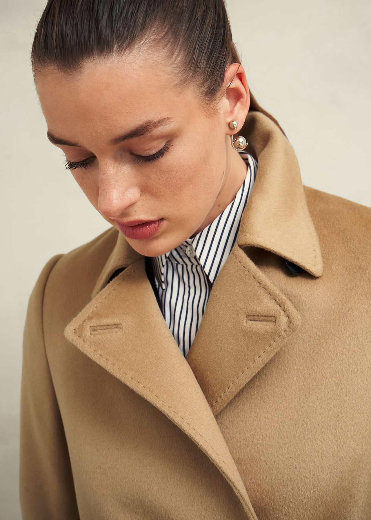 Livia Wool Coat, Hobbs Camel, hi-res