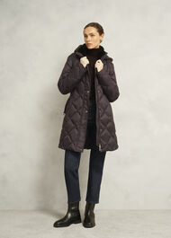 Petite Lumi Puffer, Deep Brown, hi-res