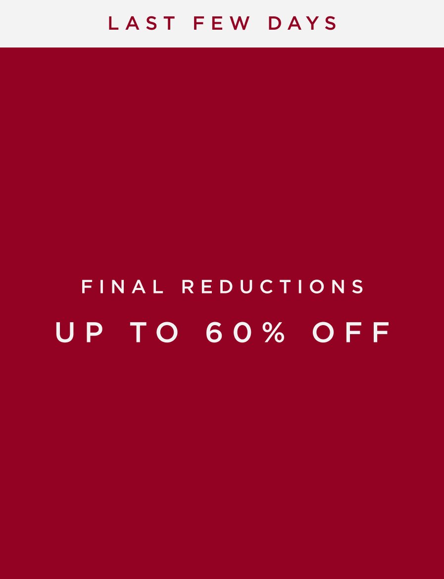 Hobbs Final Reductions Up To 60% Off Last Few Days