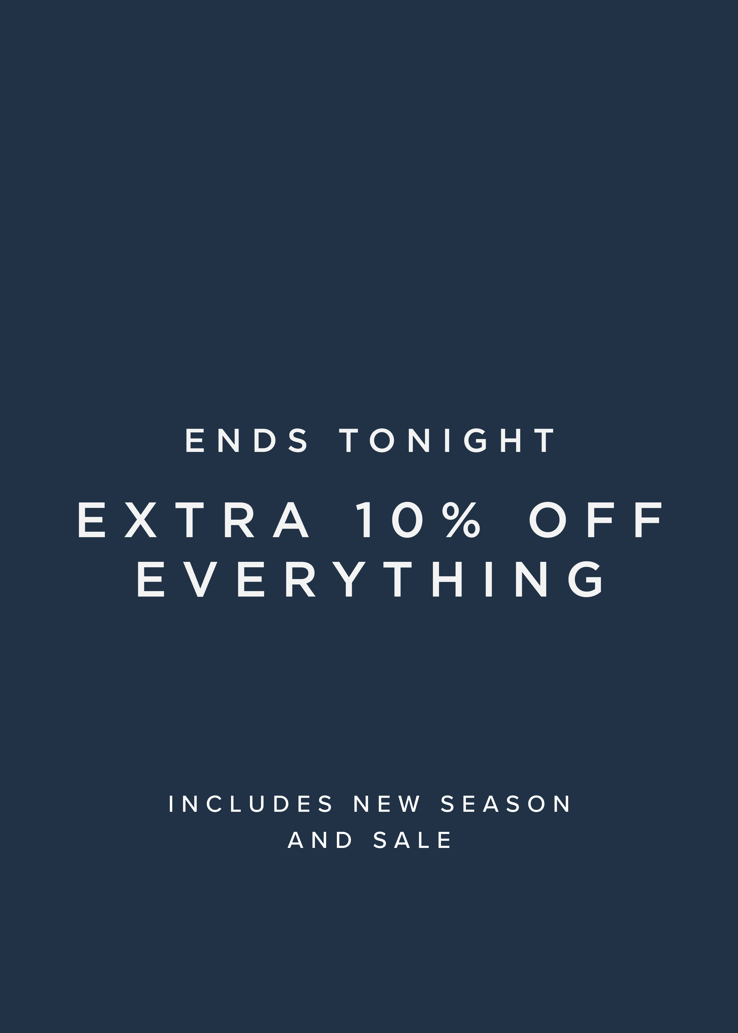 Hobbs End Of Season Sale 10% Off Everything