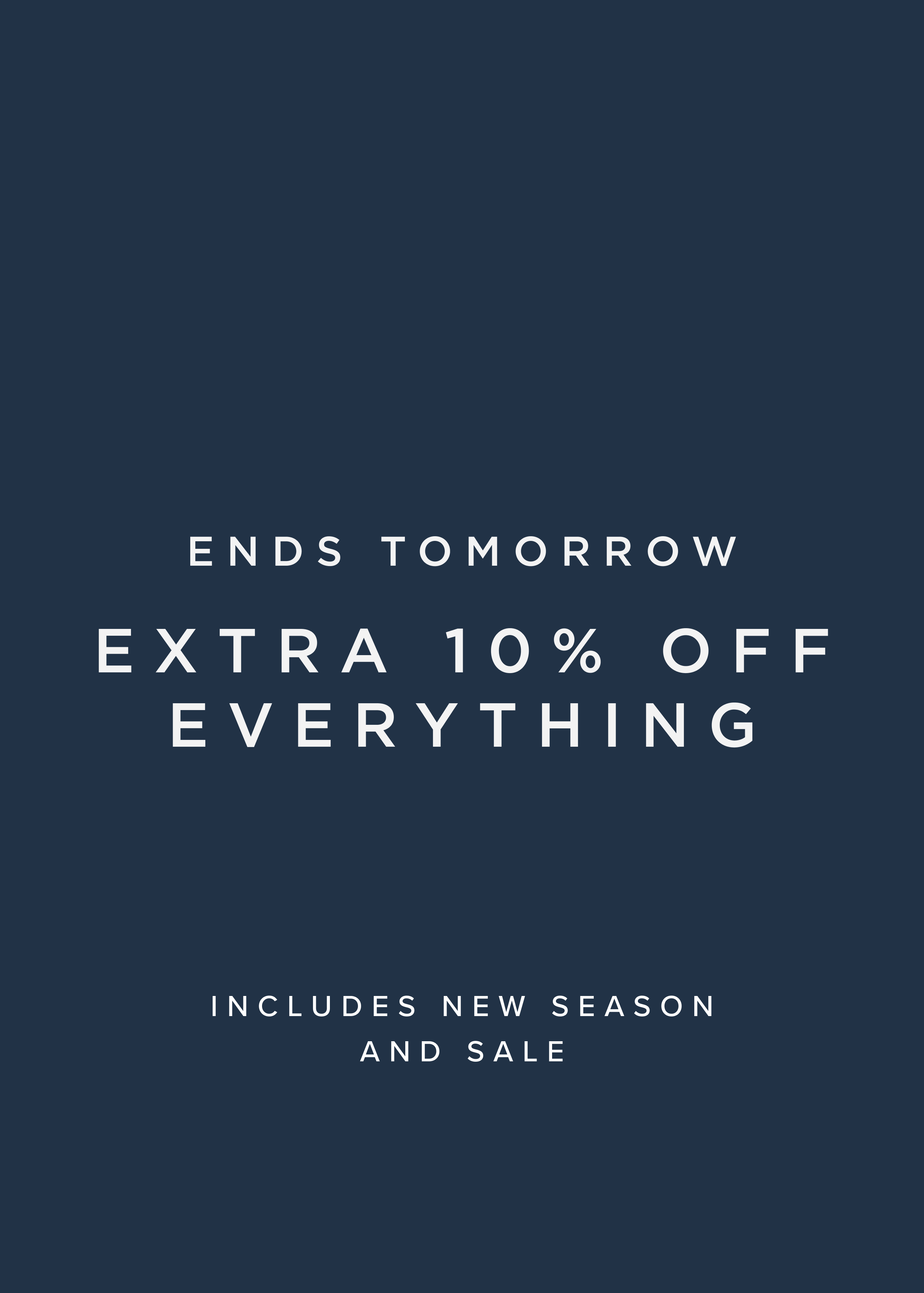 Hobbs End Of Season Sale 10% Off Everything