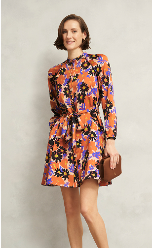 A collection of short and long Hobbs dresses.