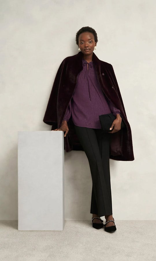 A gallery of six product images of Hobbs Christmas party dresses.