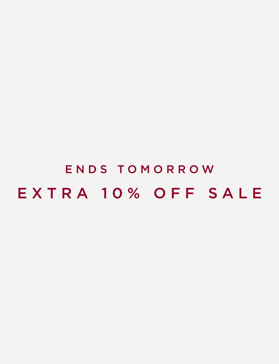 Hobbs Extra 10% Sale - Ends Tomorrow.