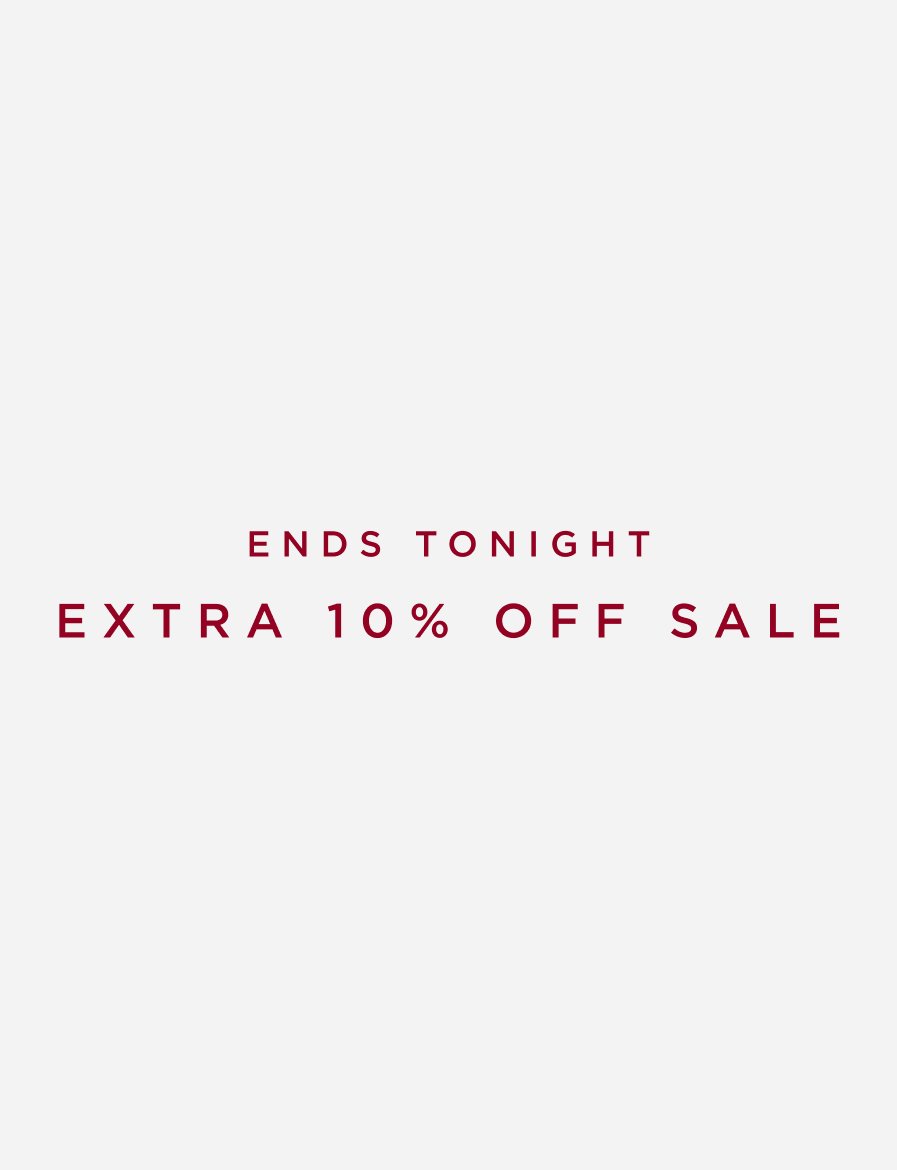 Hobbs Extra 10% Sale - Ends Tonight.