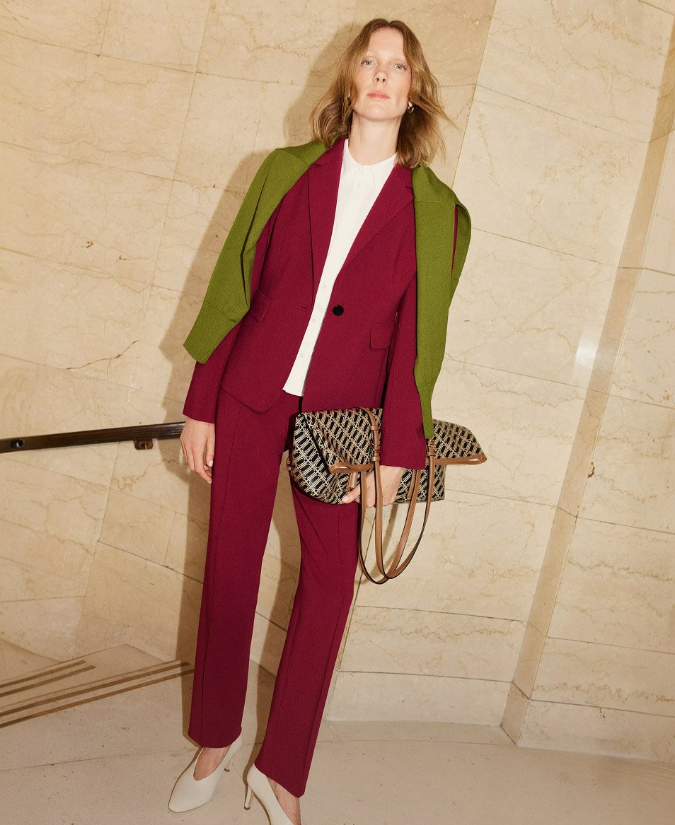 Women wearing Hobbs' new suits.