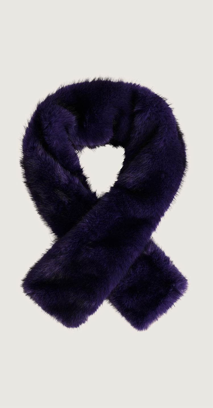 A Hobbs Faux Fur Scarf.