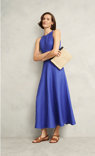 A collection of short and long Hobbs dresses.