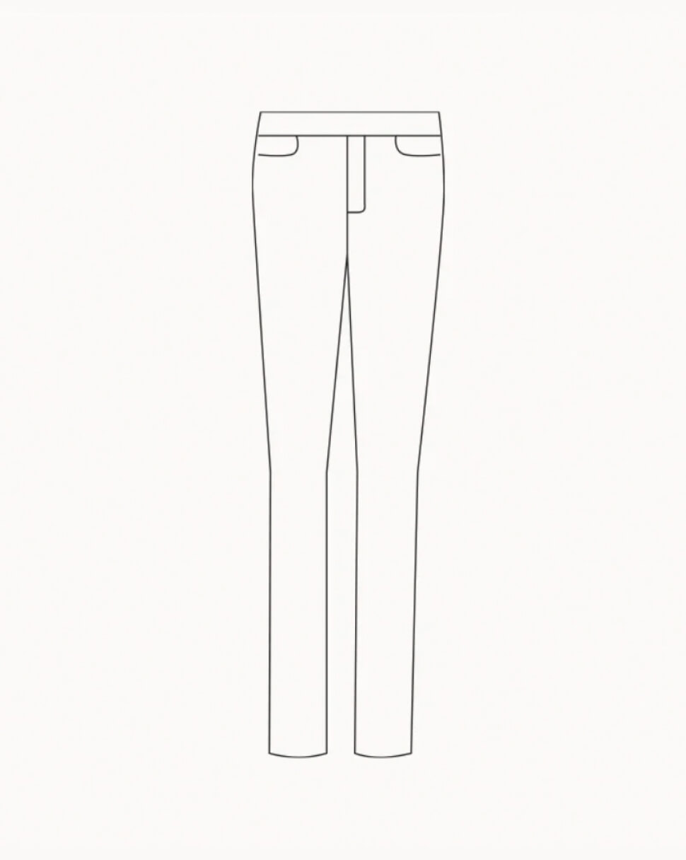 Premium Vector  Mens denim long pant fashion flat sketch template and  technical fashion illustration