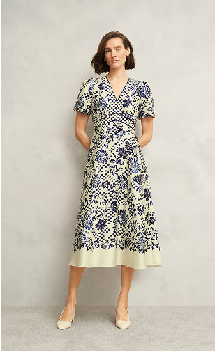 A curated collection of long, Hobbs occasion dresses.