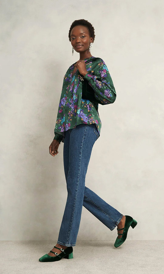 A gallery of six product images of Hobbs Christmas party dresses.