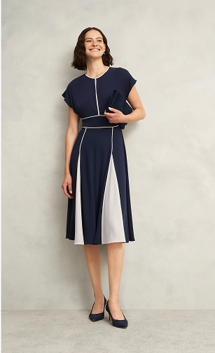 A curated collection of long, Hobbs occasion dresses.