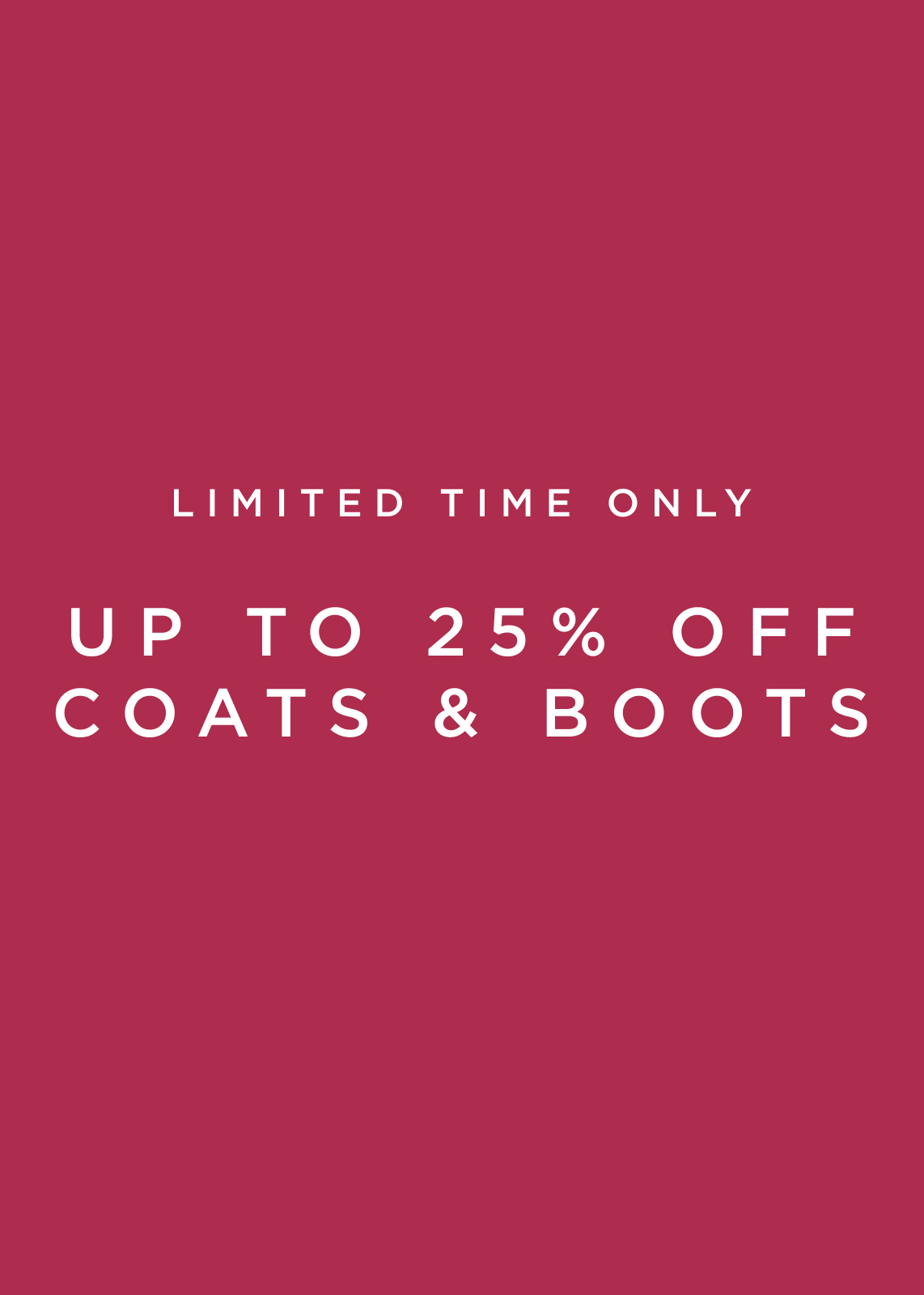 Hobbs 25% Off Coats & Boots