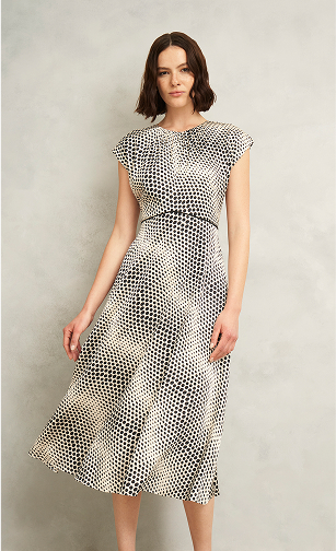 A collection of short and long Hobbs dresses.