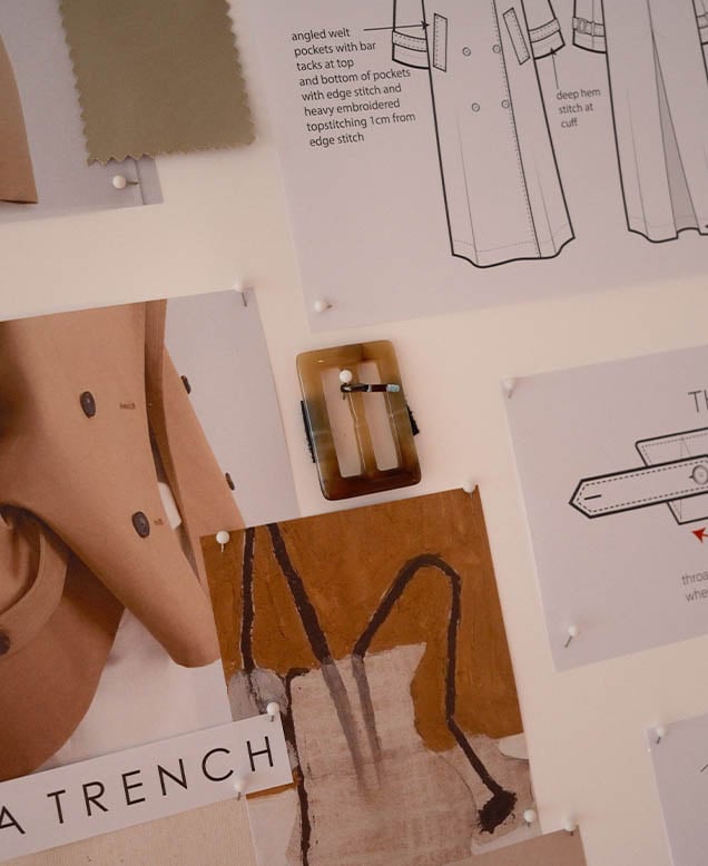 A deeper dive into the fabric, design elements and finishing touches behind our iconic trench coats.