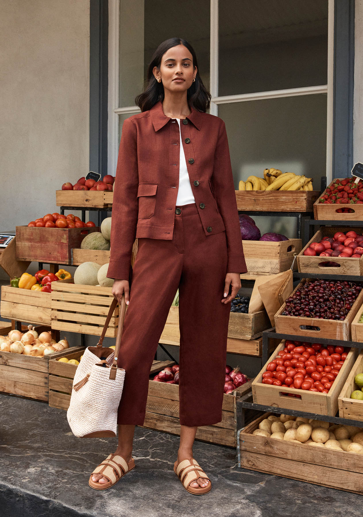 Women wearing Hobbs linen